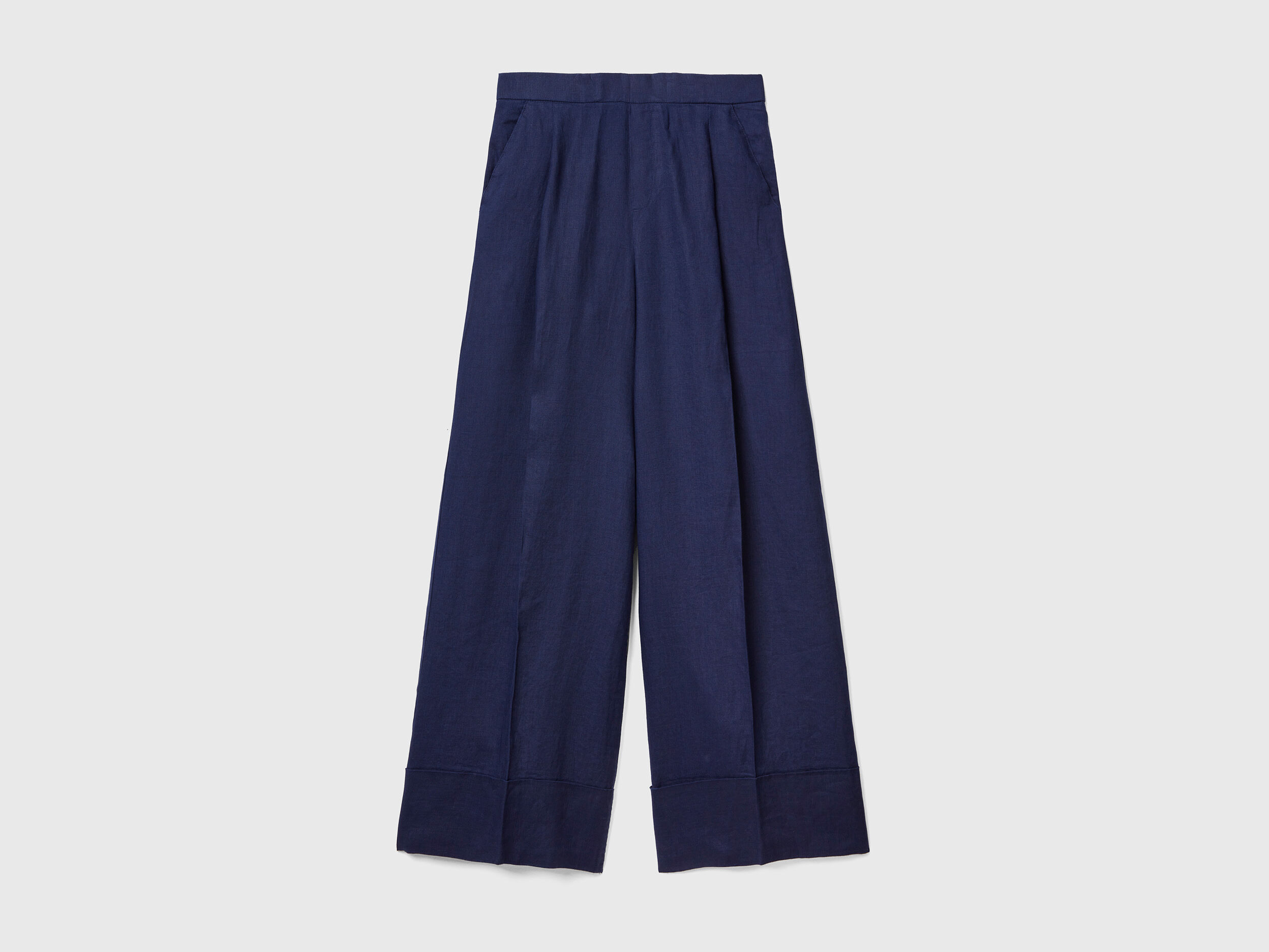 Pantalon palazzo deals bleu