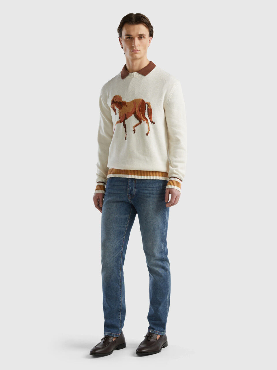 Benetton pull 2025 homme