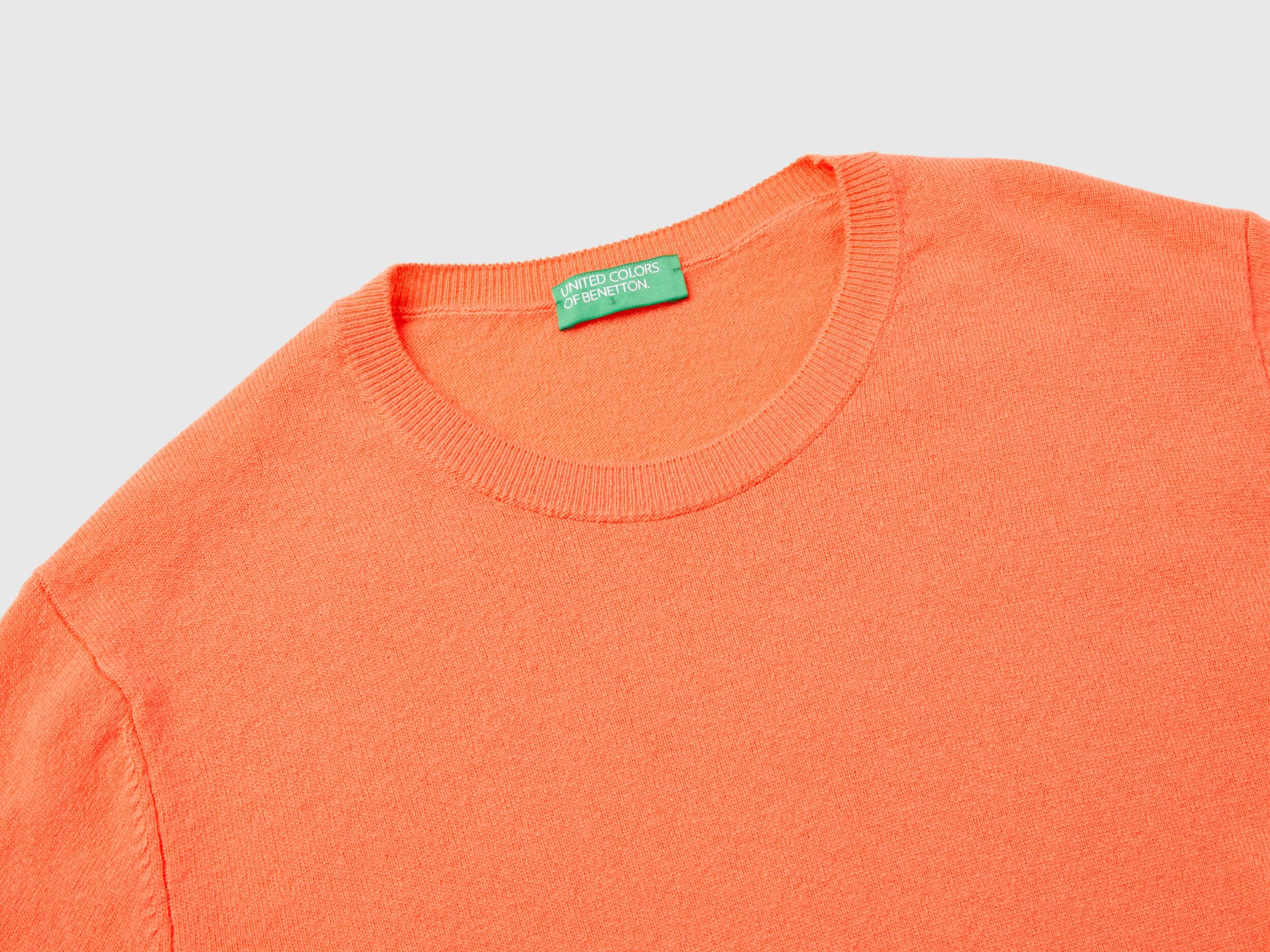 Orange color sweater clearance