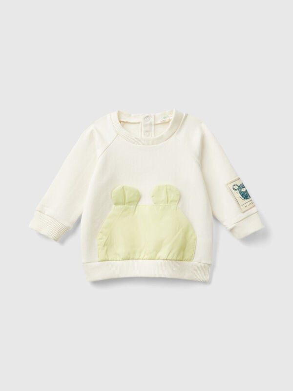Sweatshirt with pocket and applique New Born (0-18 months)