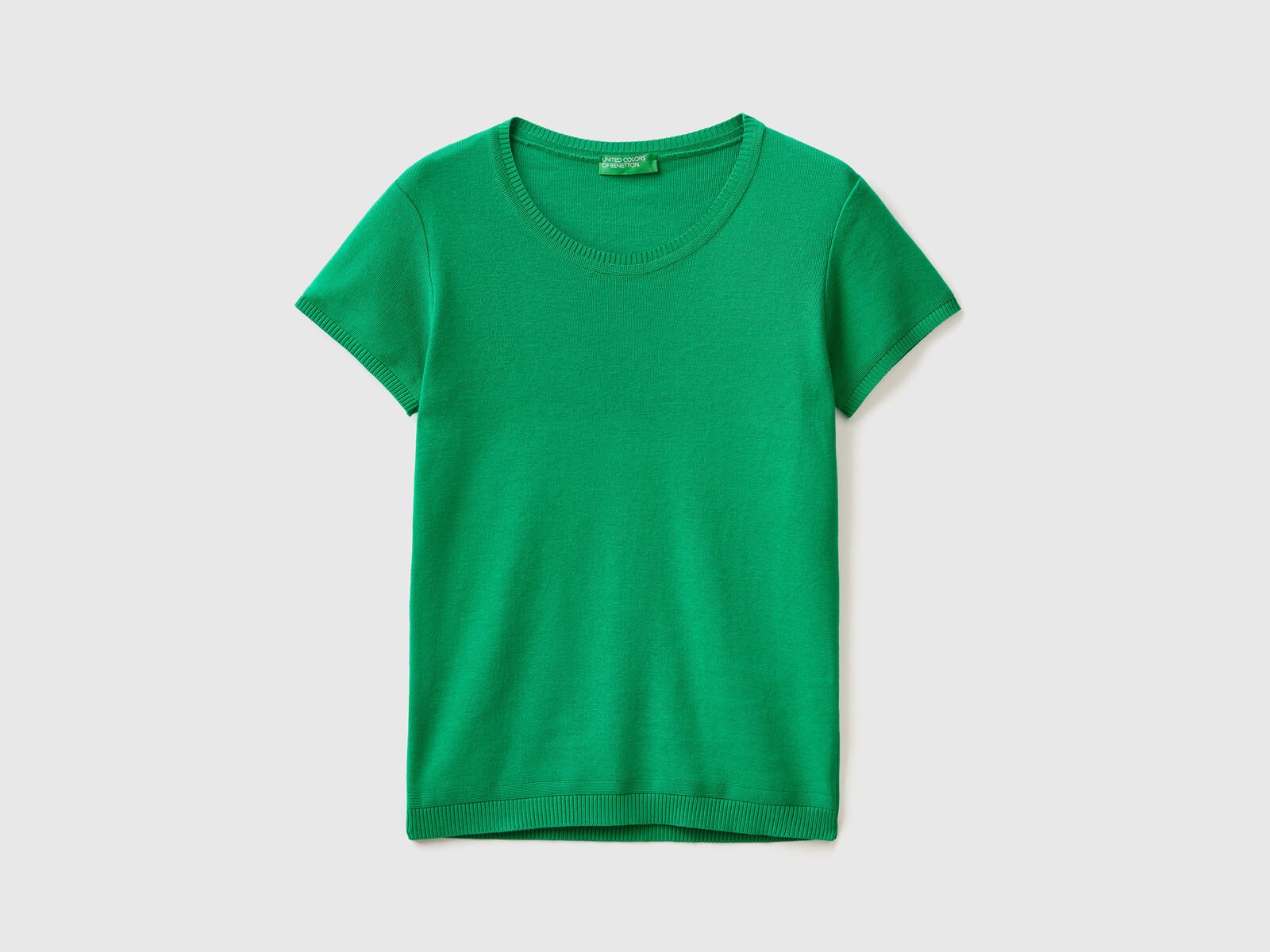 100% Machine Washable Cashmere Short Sleeve Crewneck T-Shirt, CREW S/S