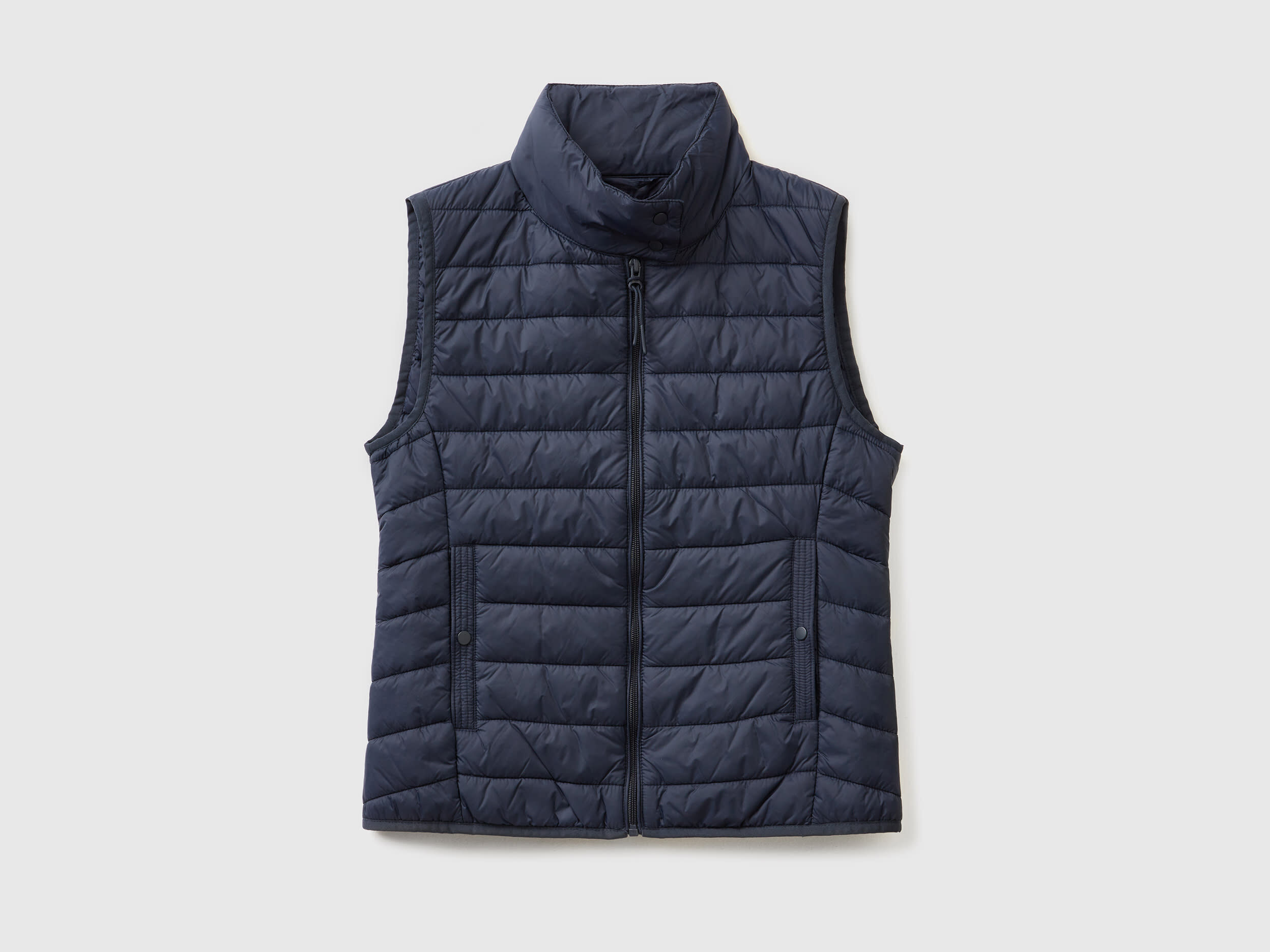 芸能人 愛用の通販 Sleeveless puffer Blue Dark - wadding recycled with jacket トップス