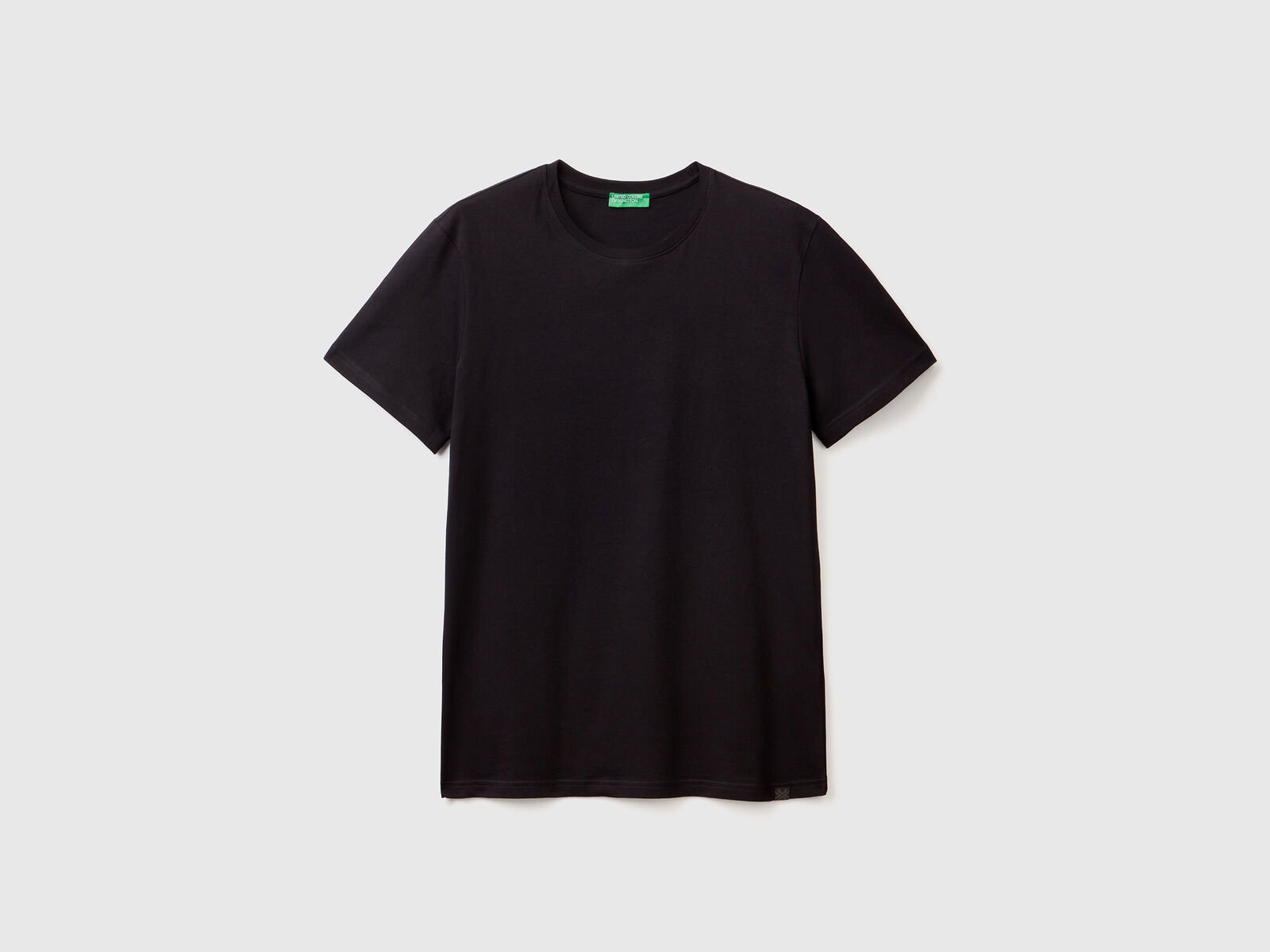 Black t-shirt - Benetton Black 