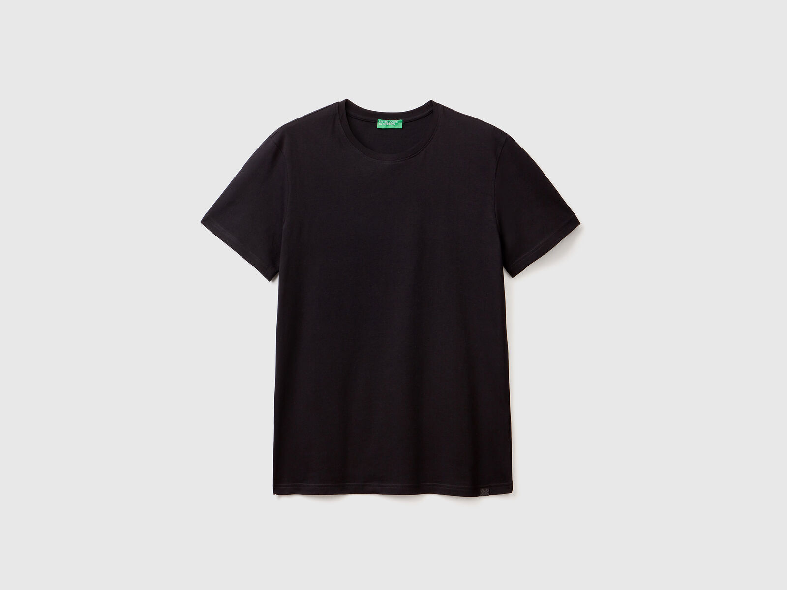 Black t-shirt - Black | Benetton