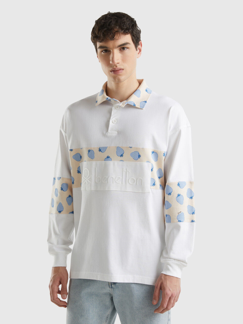 Men's Long Sleeve Polos New Collection 2024 | Benetton