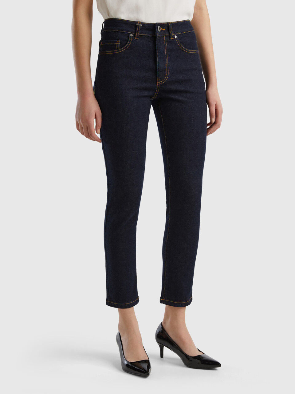 Pantalones vaqueros benetton mujer online