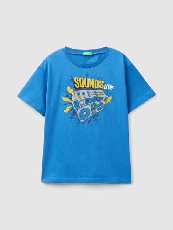T-shirt with rubber print Junior Boy