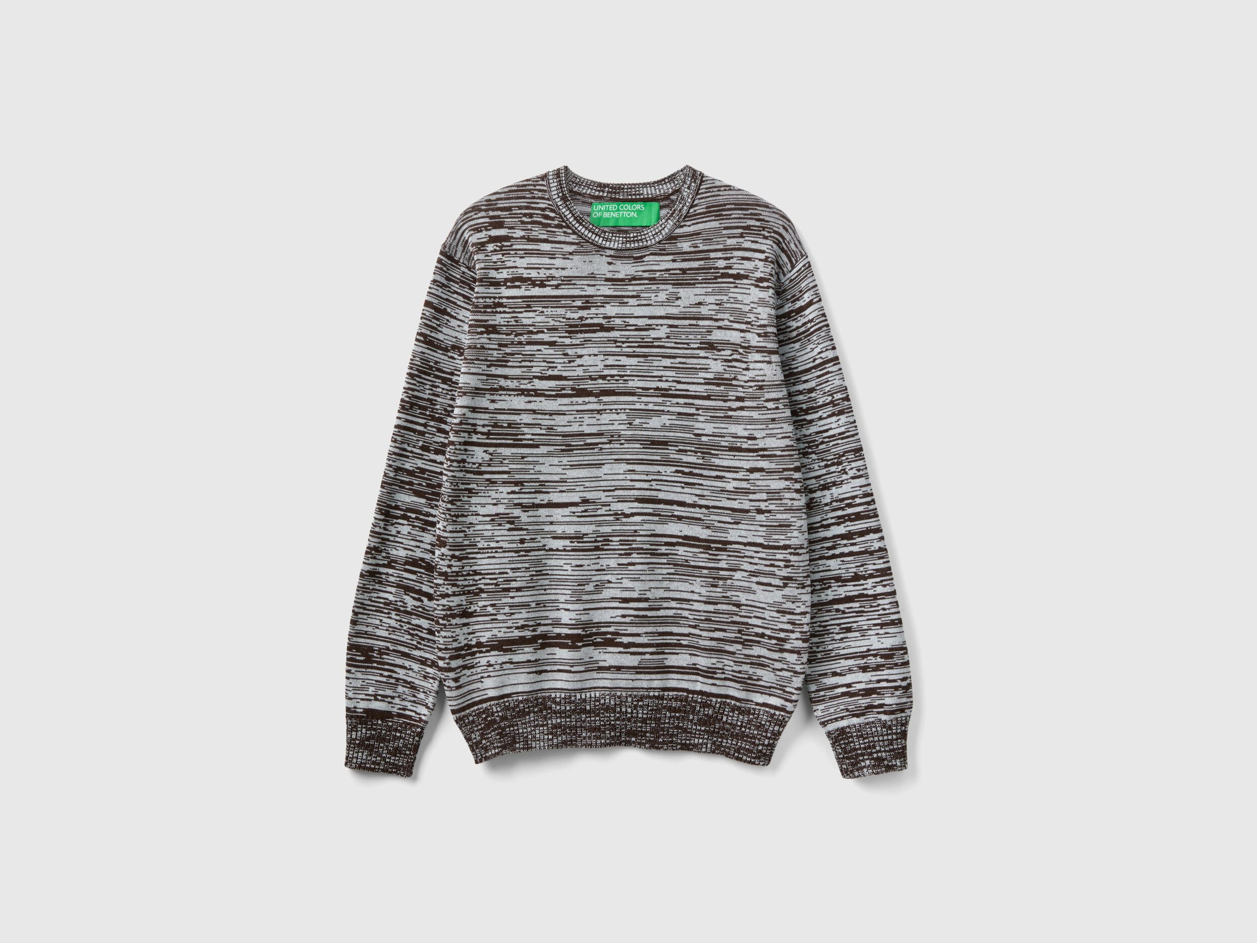 Benetton 2025 striped sweatshirt