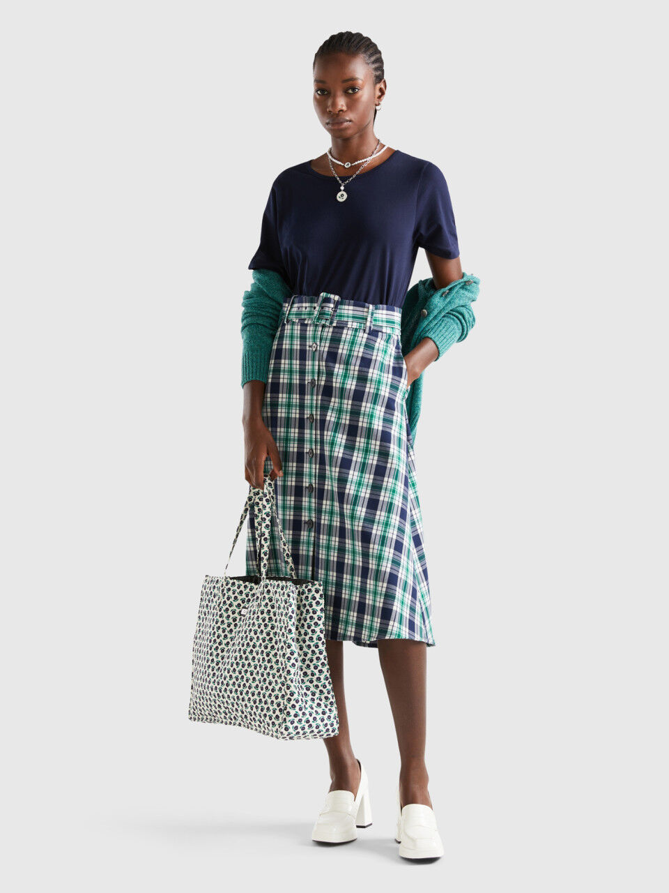 Womens pencil midi skirt clearance