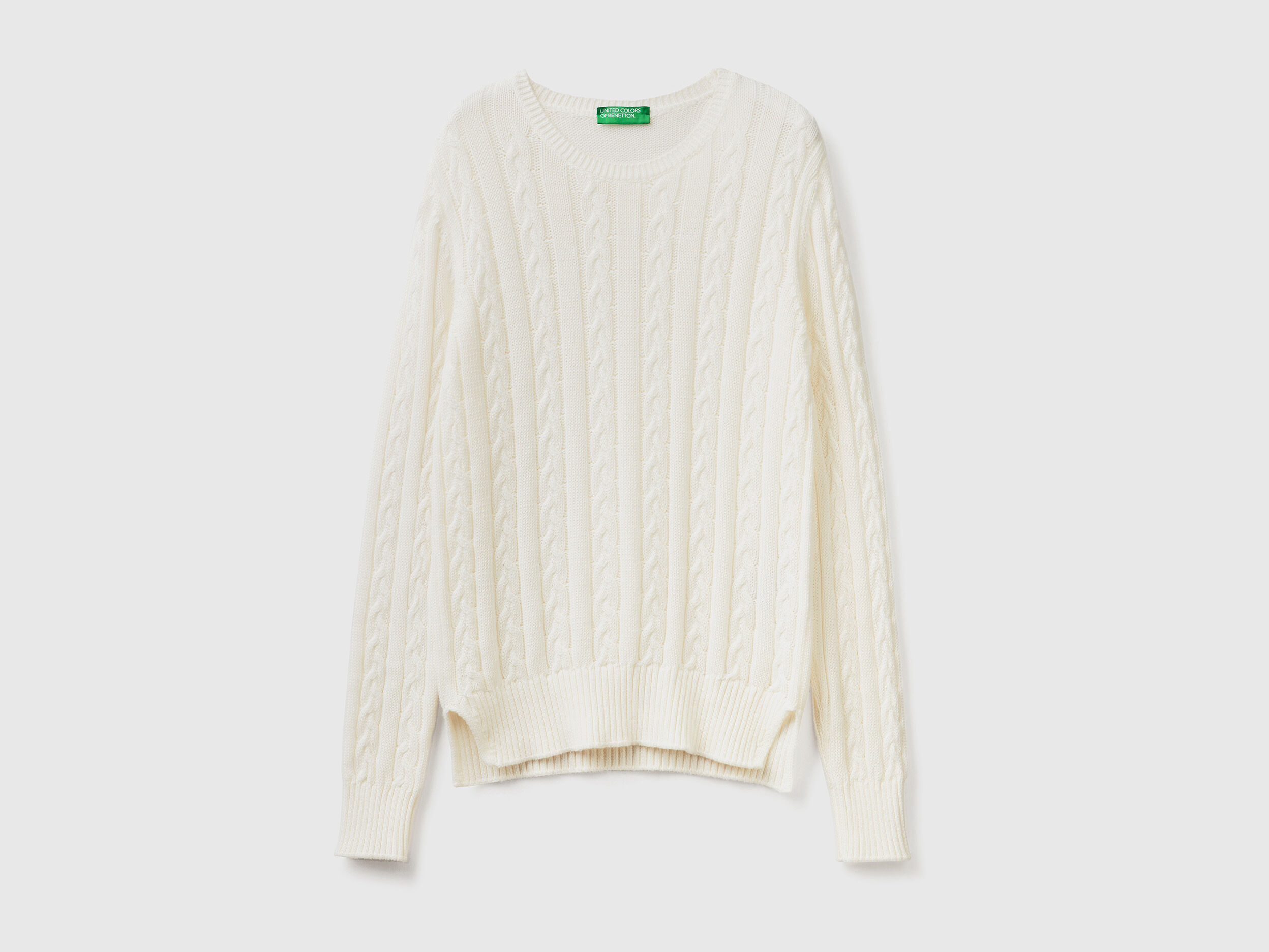 Cable knit sweater 100 cotton