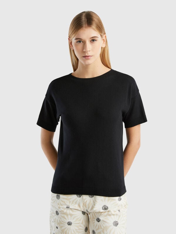 Women's Short Sleeve Sweaters New Collection 2024 | Benetton