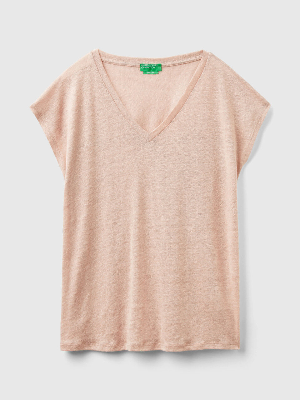 Knot apple-print stretch-organic cotton T-shirt - Orange