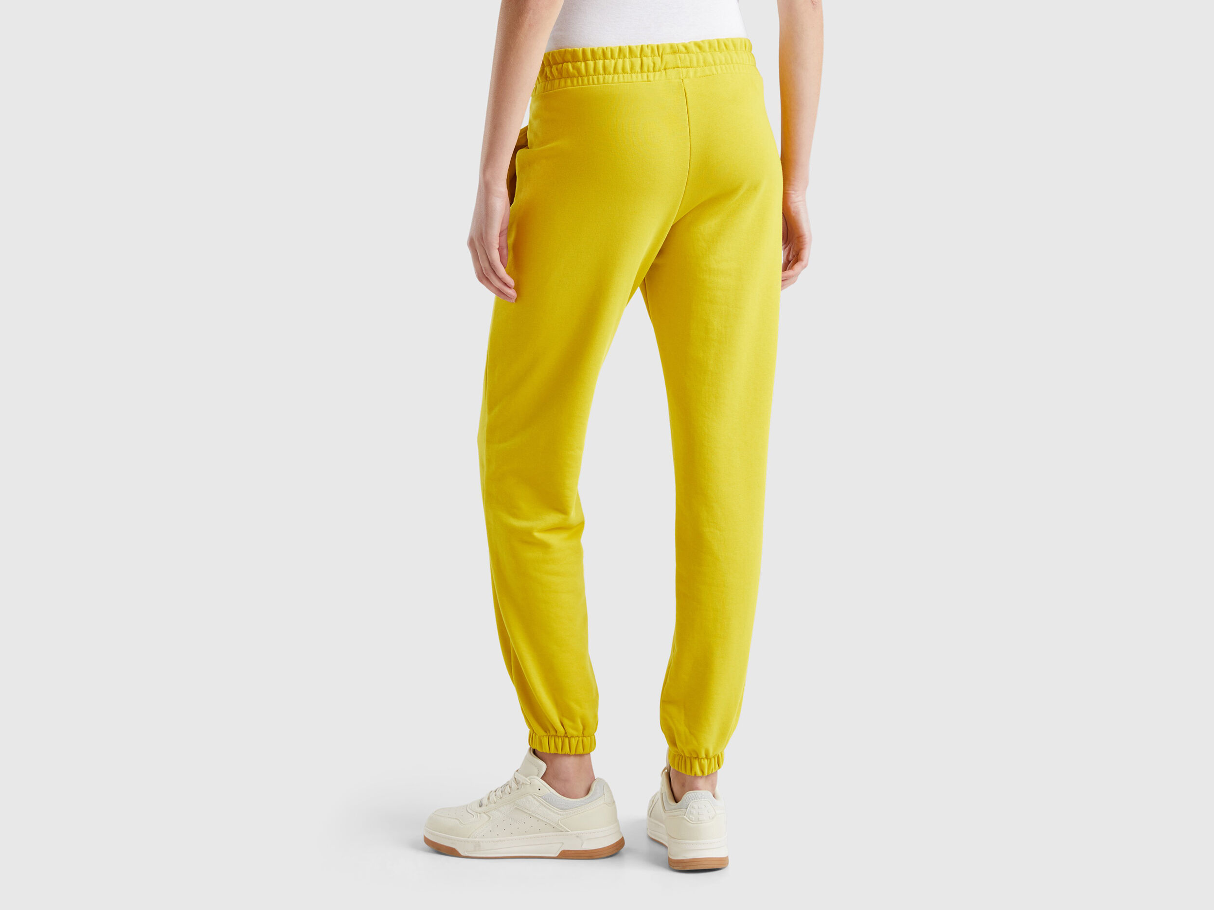 Sweatpants with drawstring Yellow Benetton