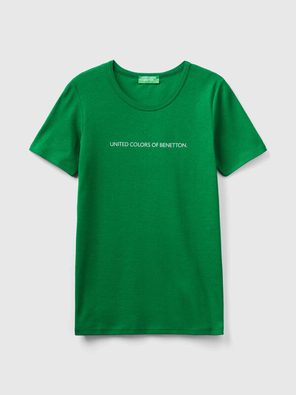 2024 Benetton T-shirts Women\'s Sleeve New | Collection Short