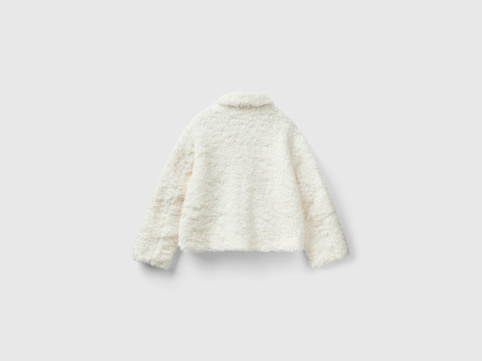 Spotted Fur Jacket white – Furreal Fabrics