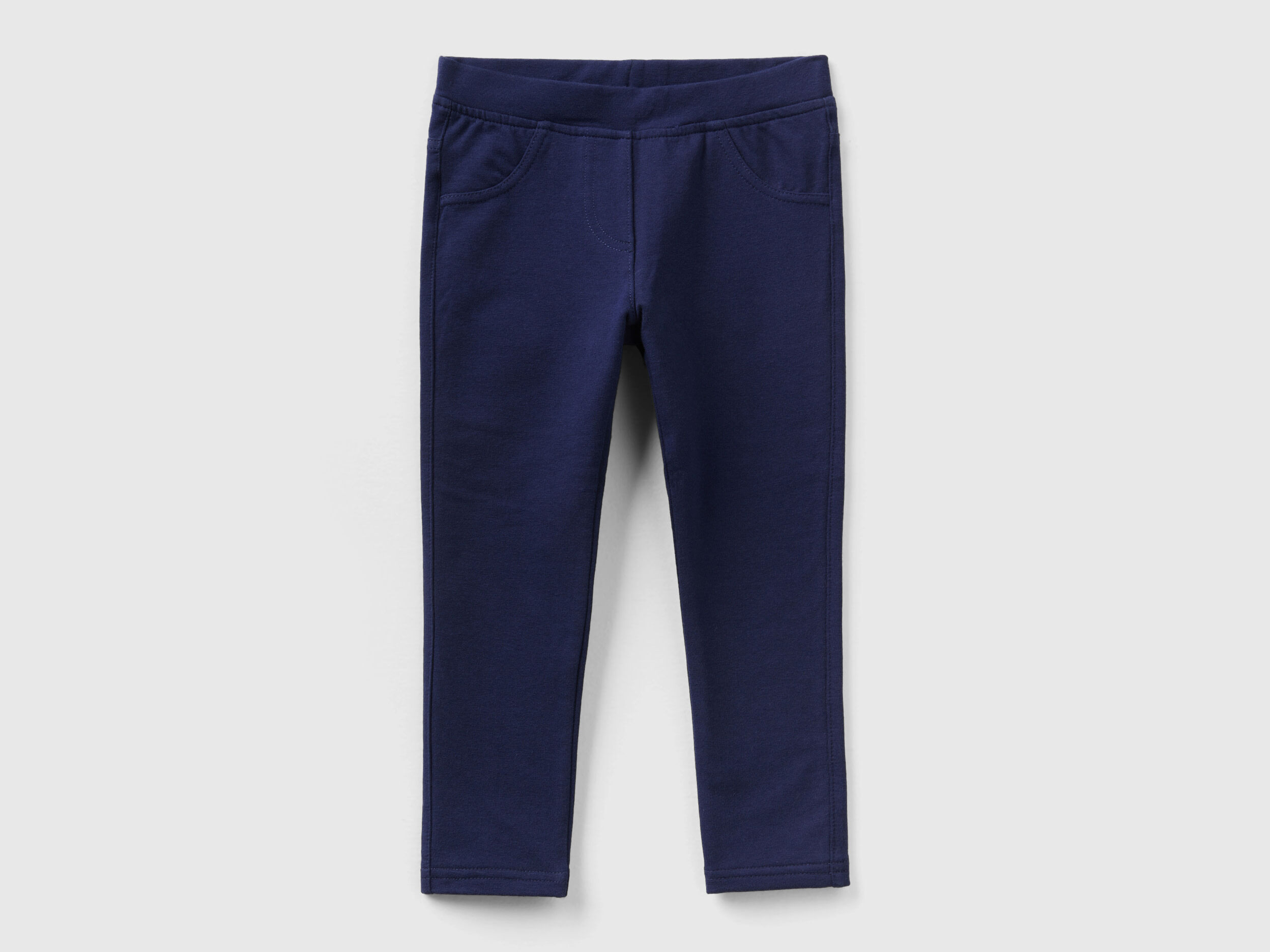 Jeggings in stretch organic cotton Dark Blue Benetton
