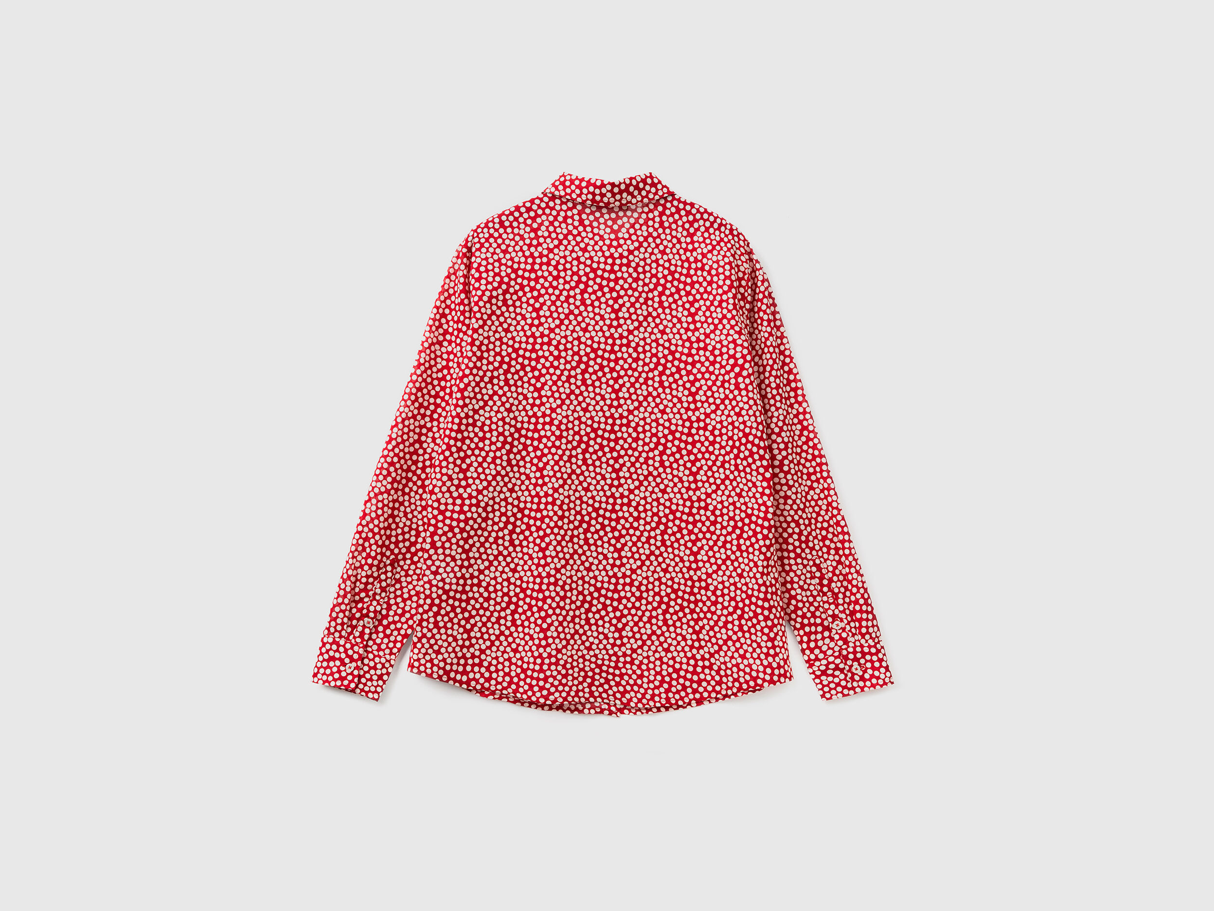 Red and white polka dot shirt sales