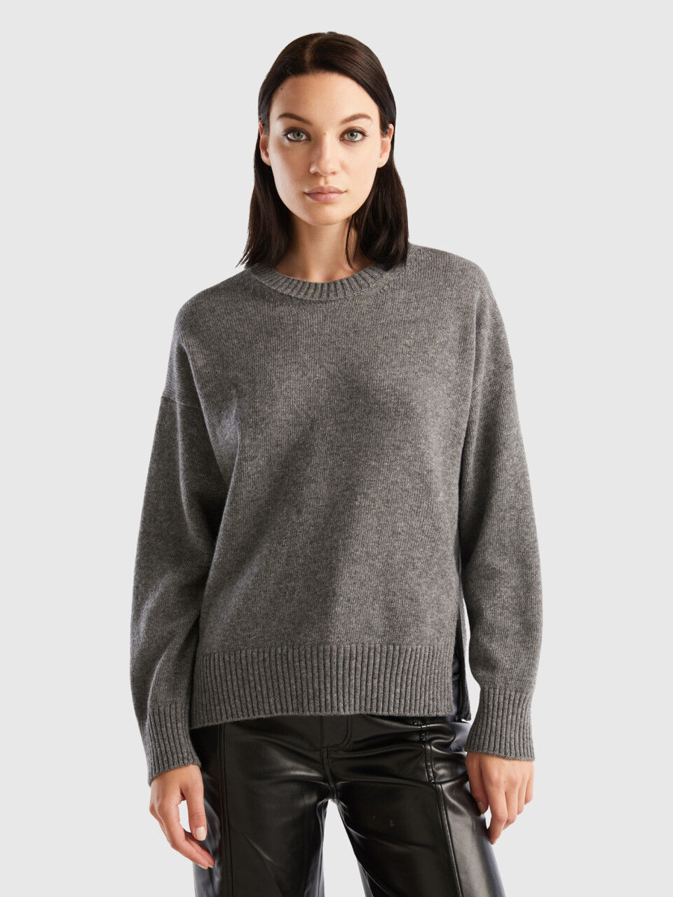 Women's Crew Neck Sweaters and Jumpers | Benetton