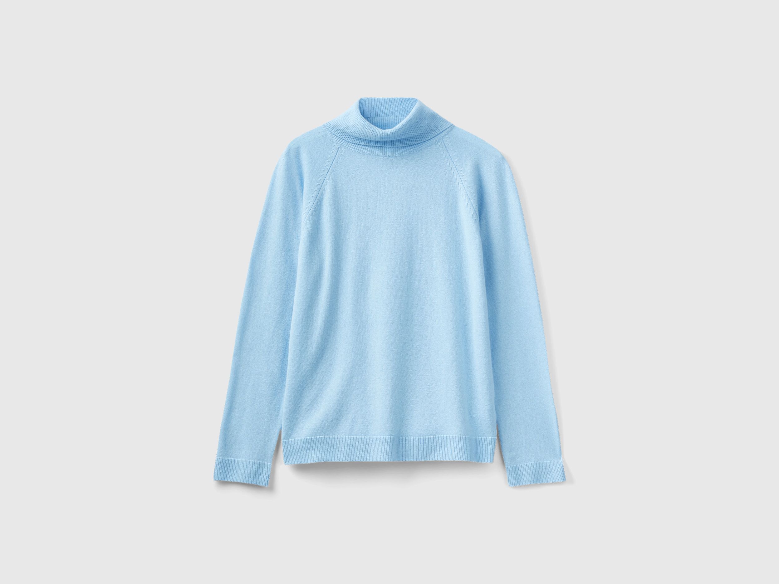 Womens light blue turtleneck sale