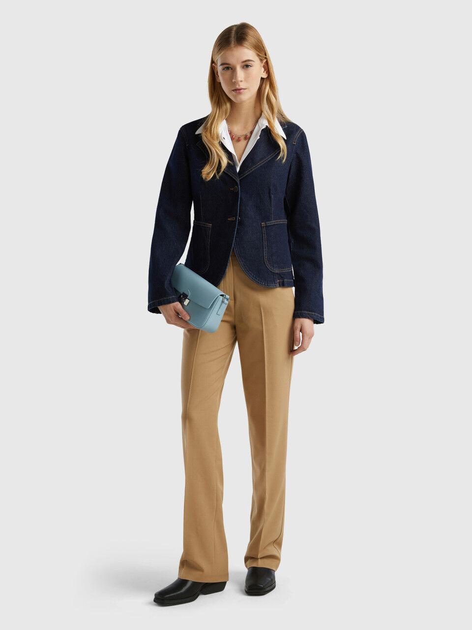 GANT Women Navy Blue Trousers 4150132 | GANT