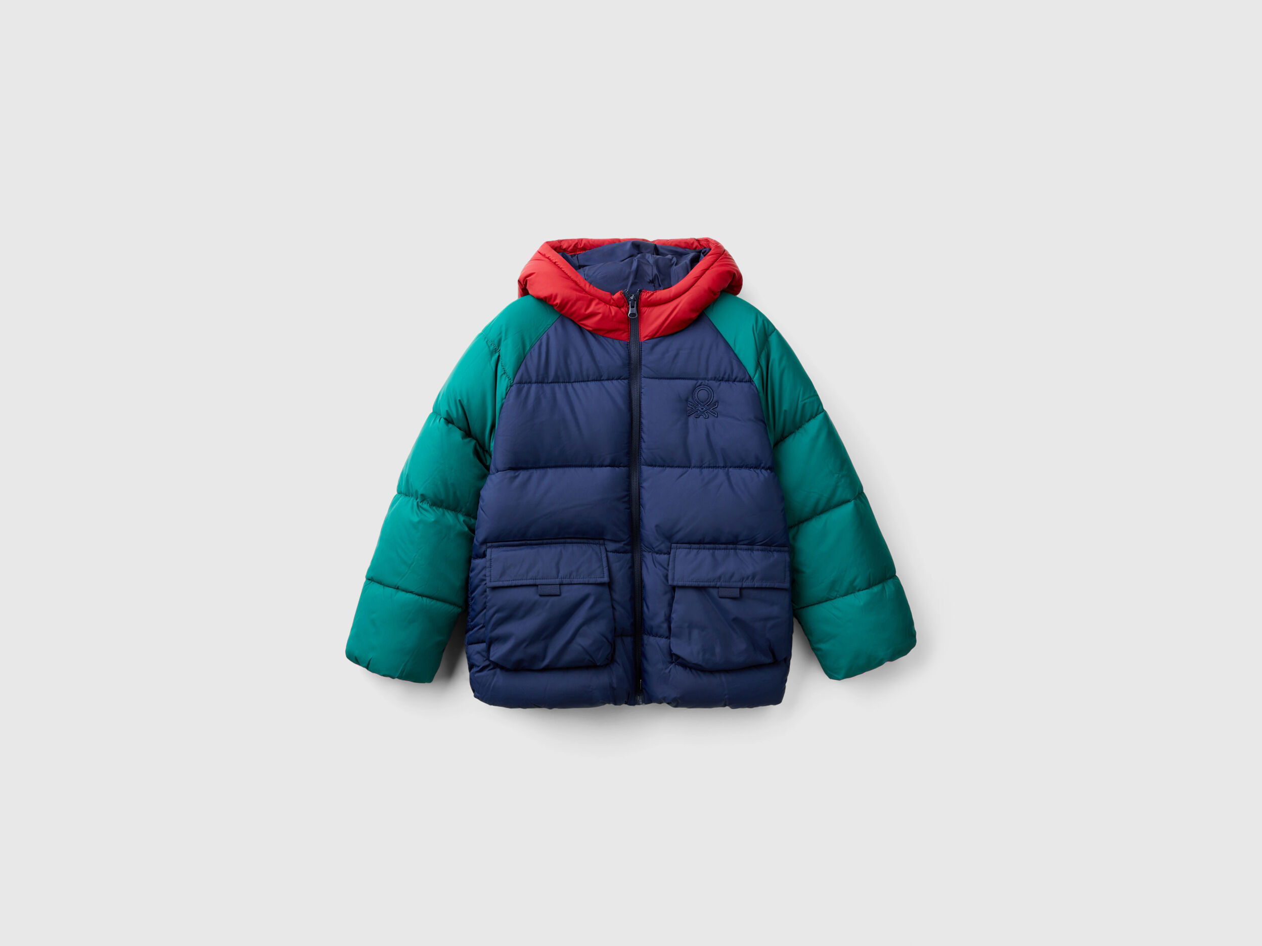 Junior Boys Padded Puffer Jackets Collection 2024 Benetton