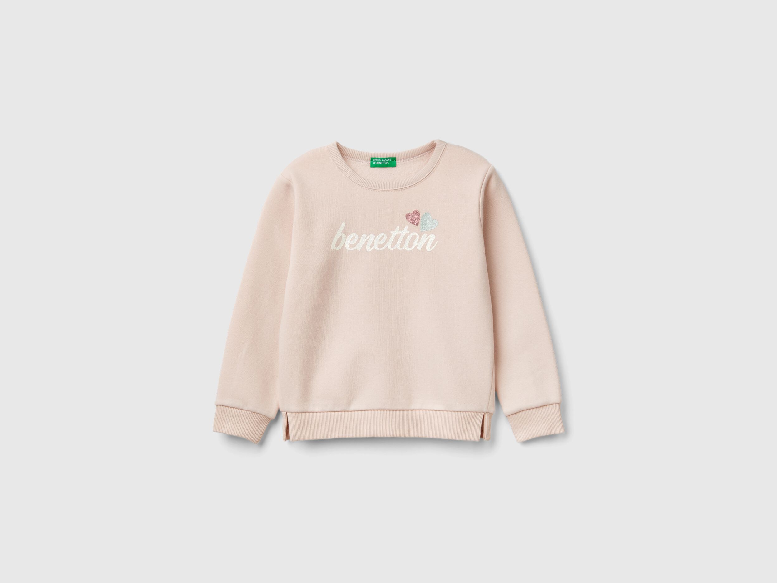 White sweatshirt without hood on sale