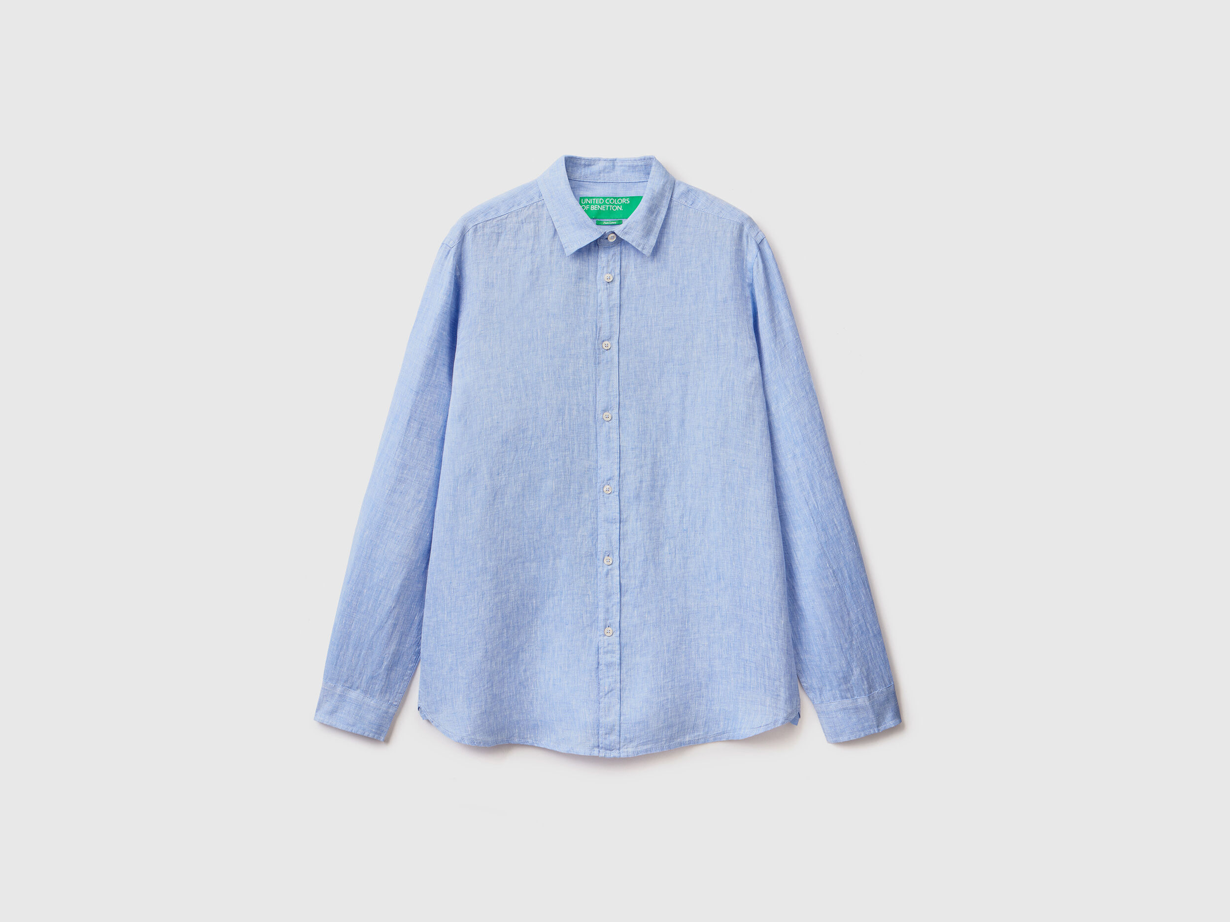 Shirt in pure linen