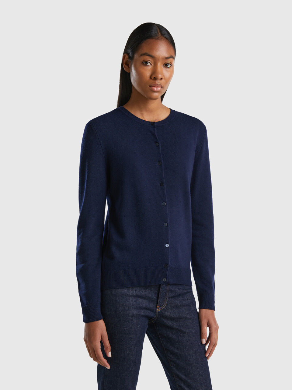 Merino Wool Cardigans Women 2024 Benetton