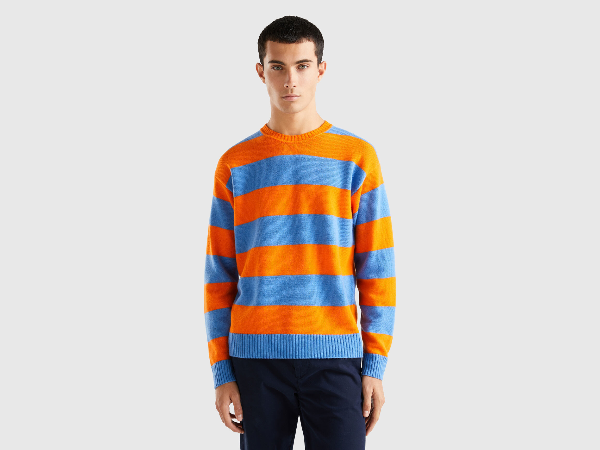 Benetton 2025 striped sweatshirt