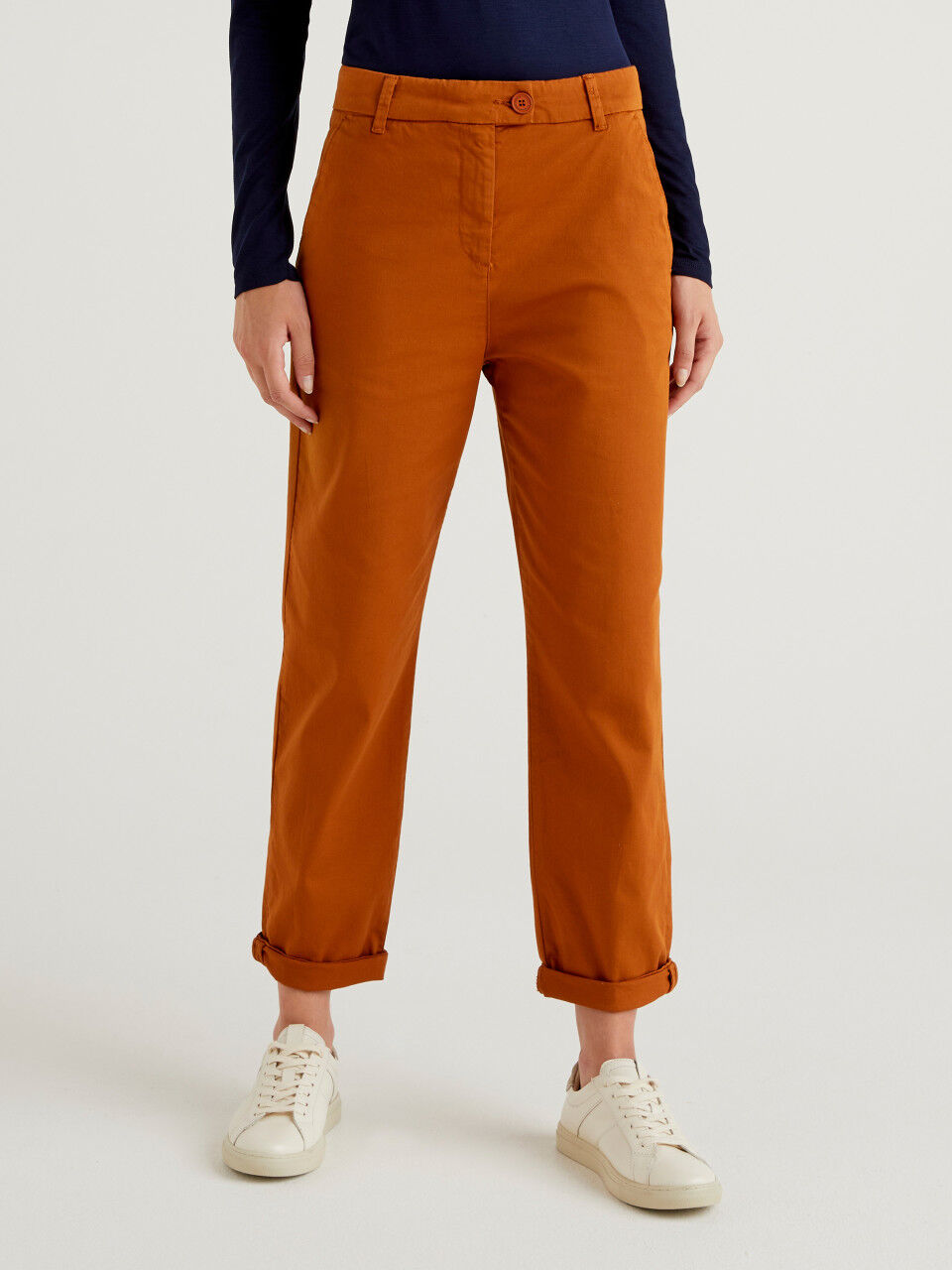womens cotton chino pants