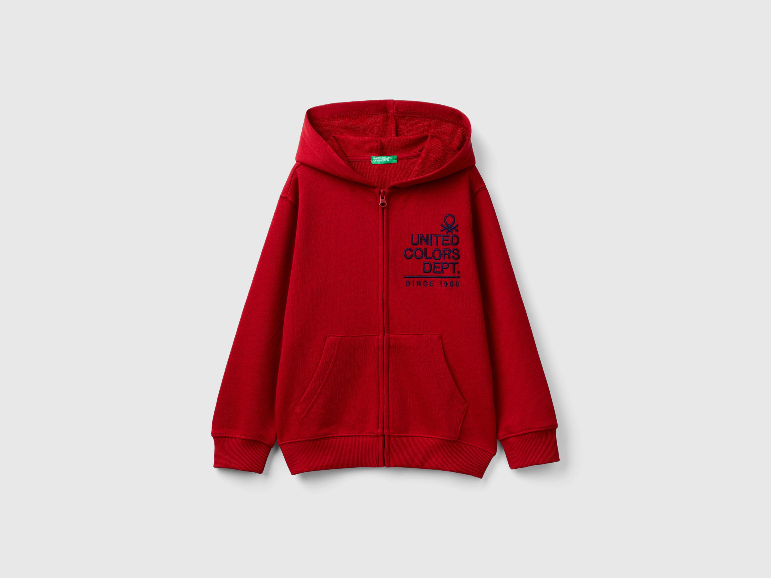 Boys red zipper hoodie cheap