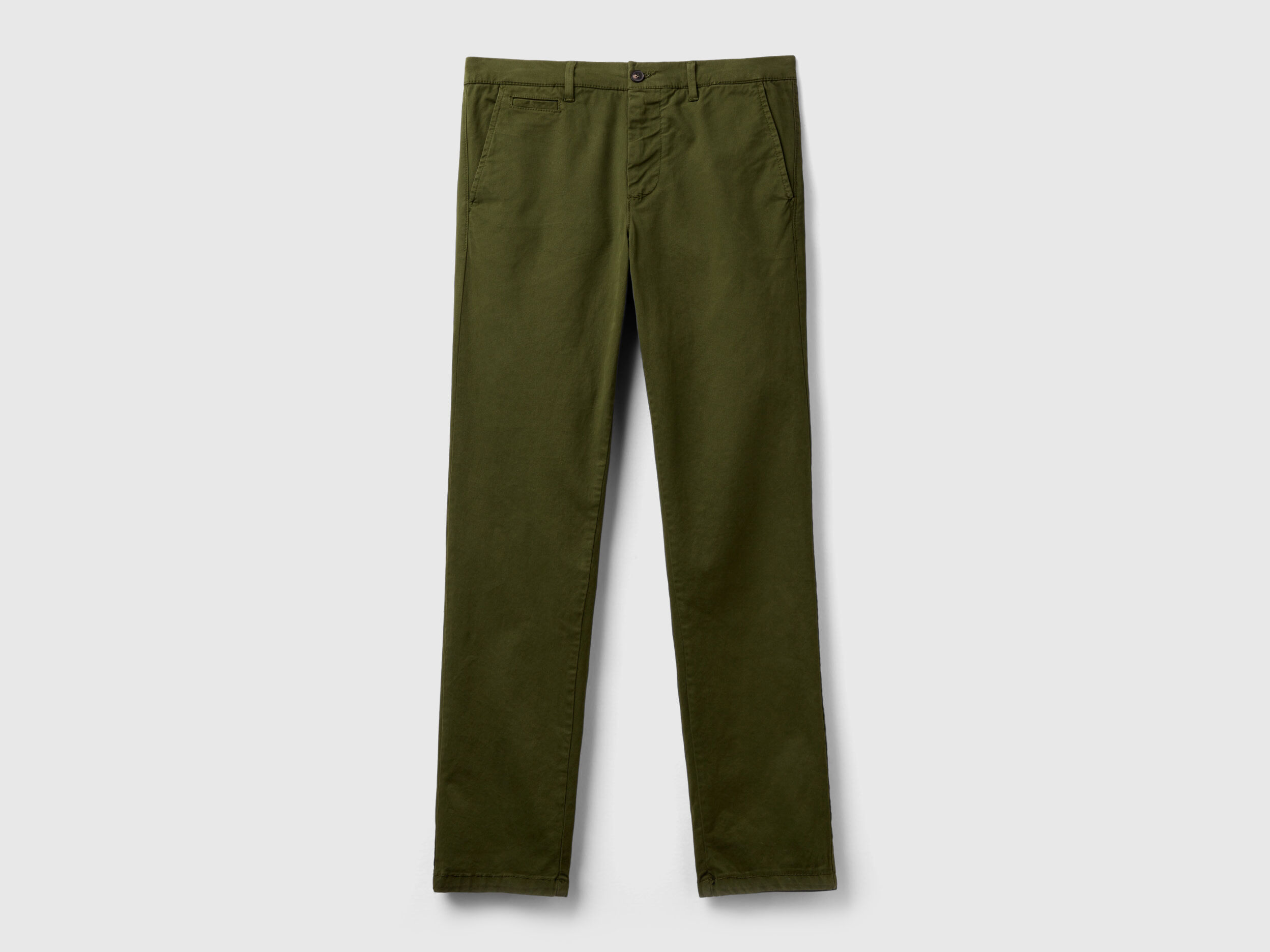 Olive green slim fit chinos