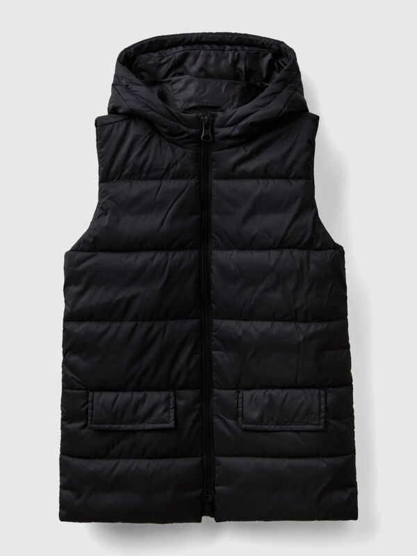 Padded vest with hood Junior Girl