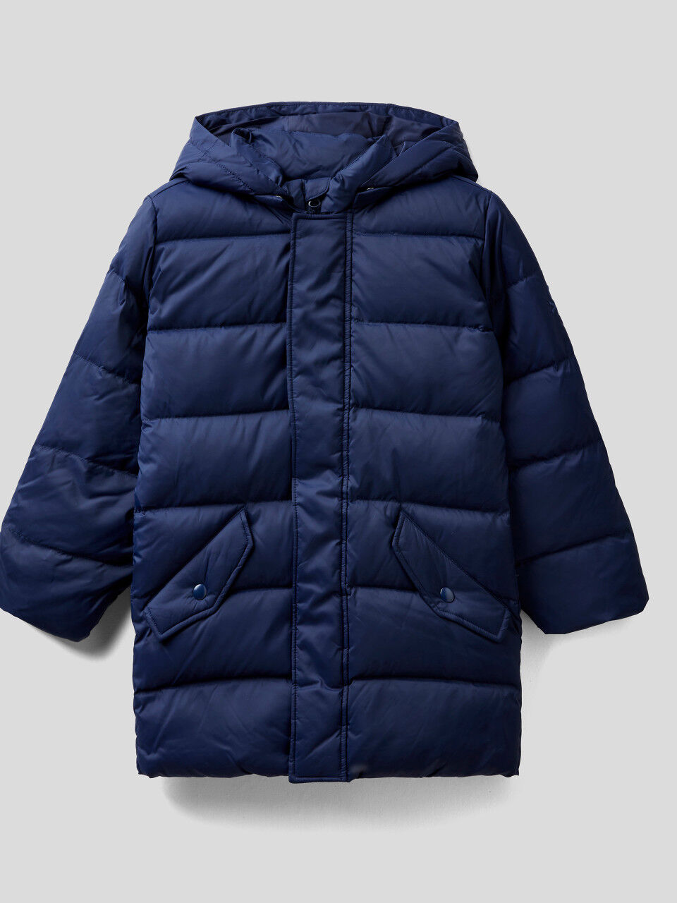 Padded jacket with removable hood