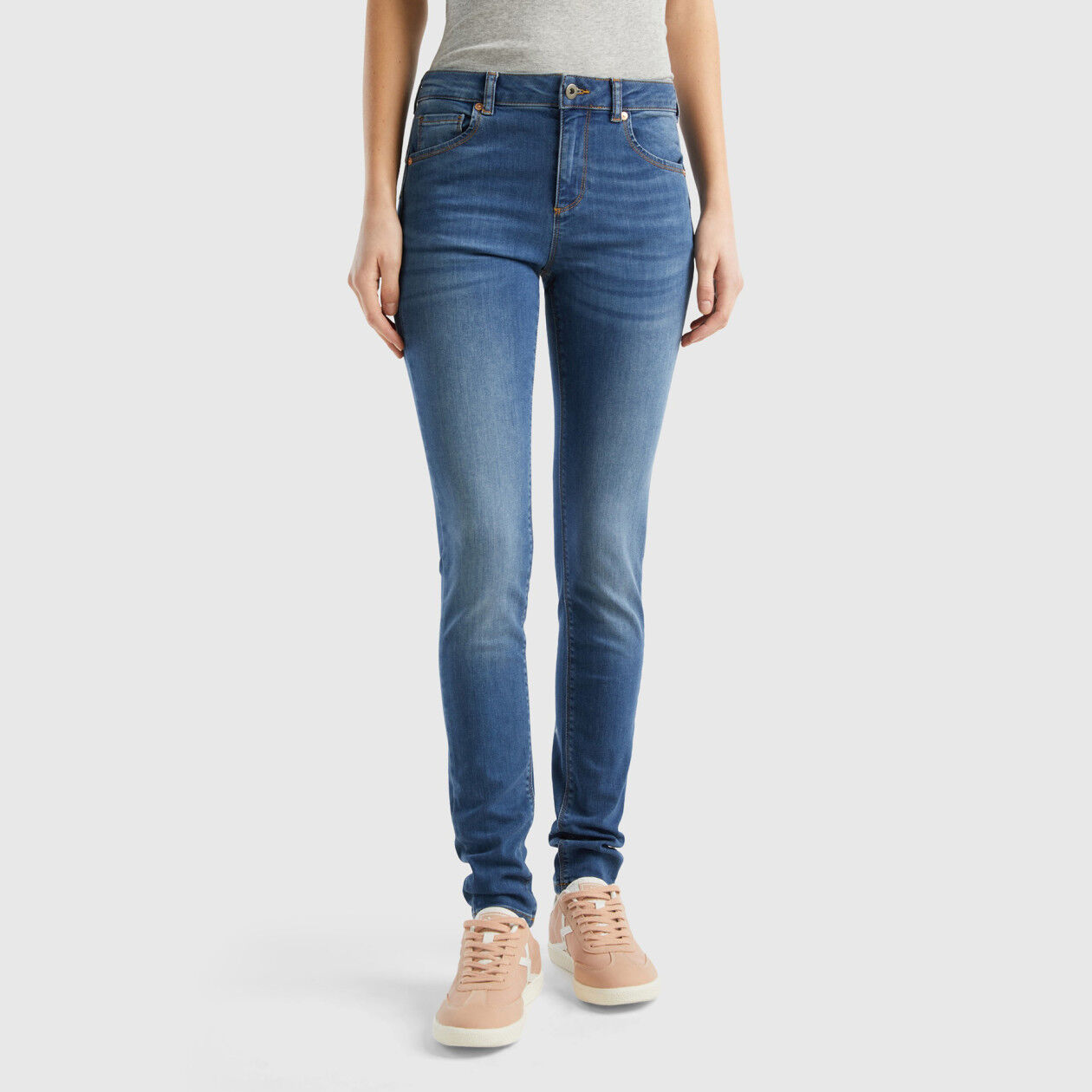 Jeans benetton top skinny push up