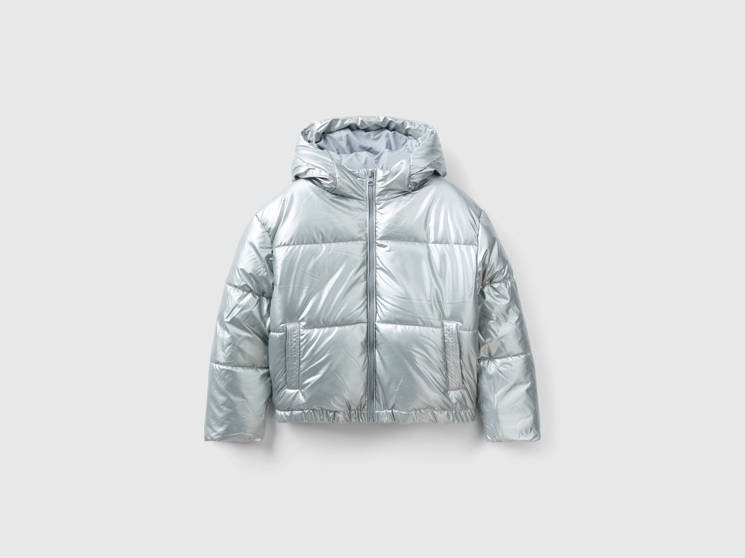 Silver grey sale padded jacket