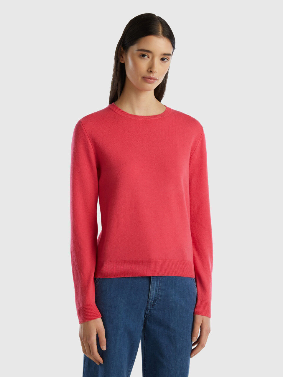Benetton merino on sale wool sweater