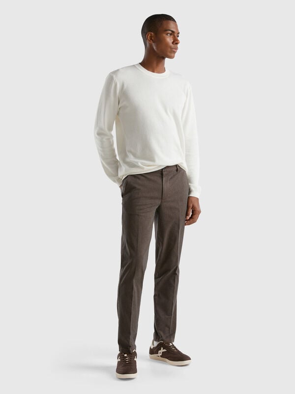 UNITED COLORS OF BENETTON Mens Chinos Trousers Pure Cotton Choice Colours