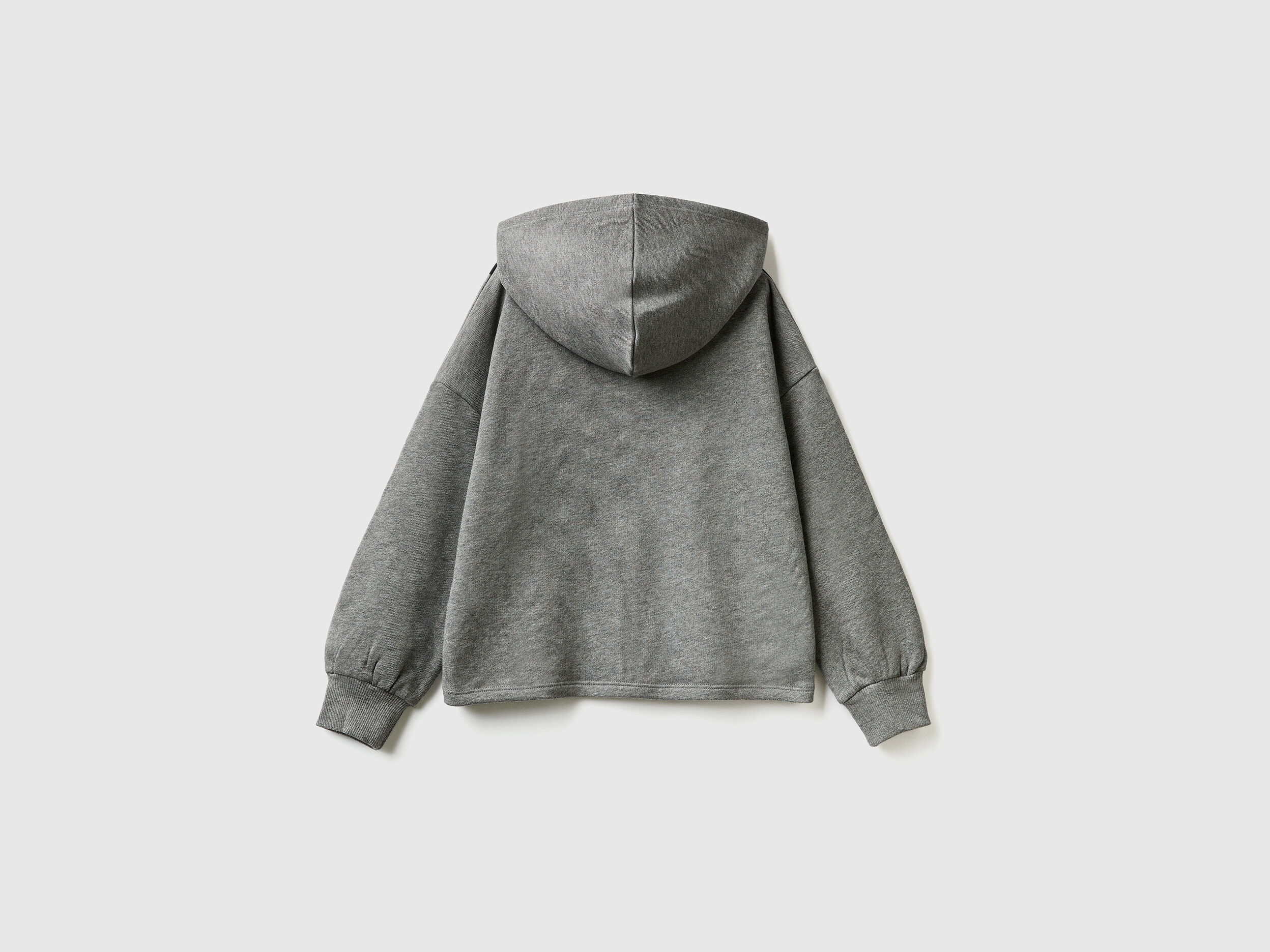 Sudadera gris oversize clearance