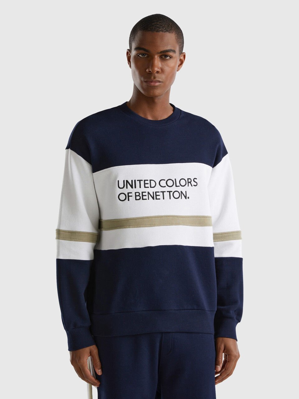 Benetton sweatshirt mens hotsell