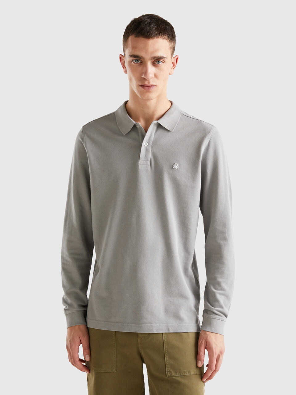 Men s Long Sleeve Polos New Collection 2024 Benetton