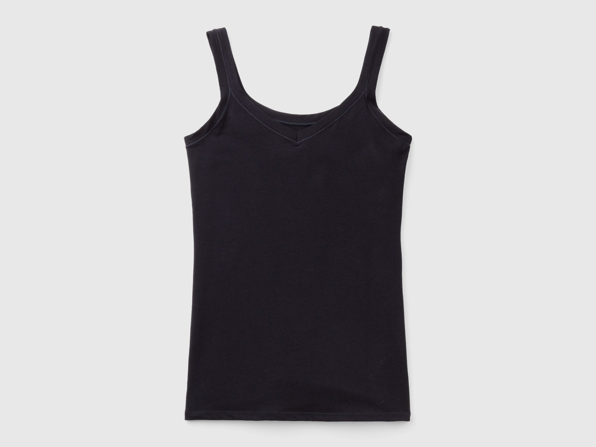 サマーセール ミニグランド バンドル Tank Benetton | Black - cotton organic stretch super in top トップス