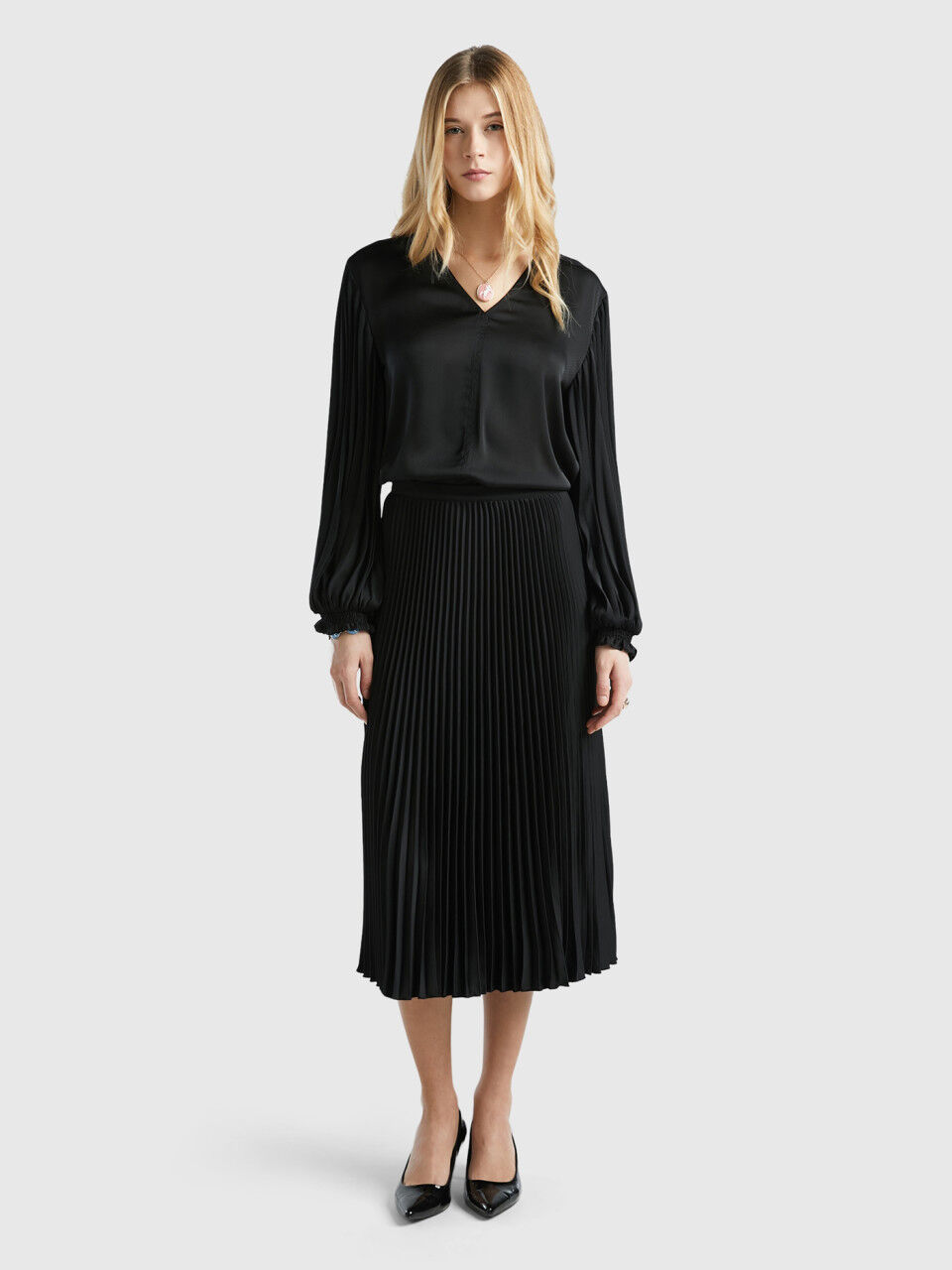 Midi and Pencil Skirt New Collection 2024 Benetton