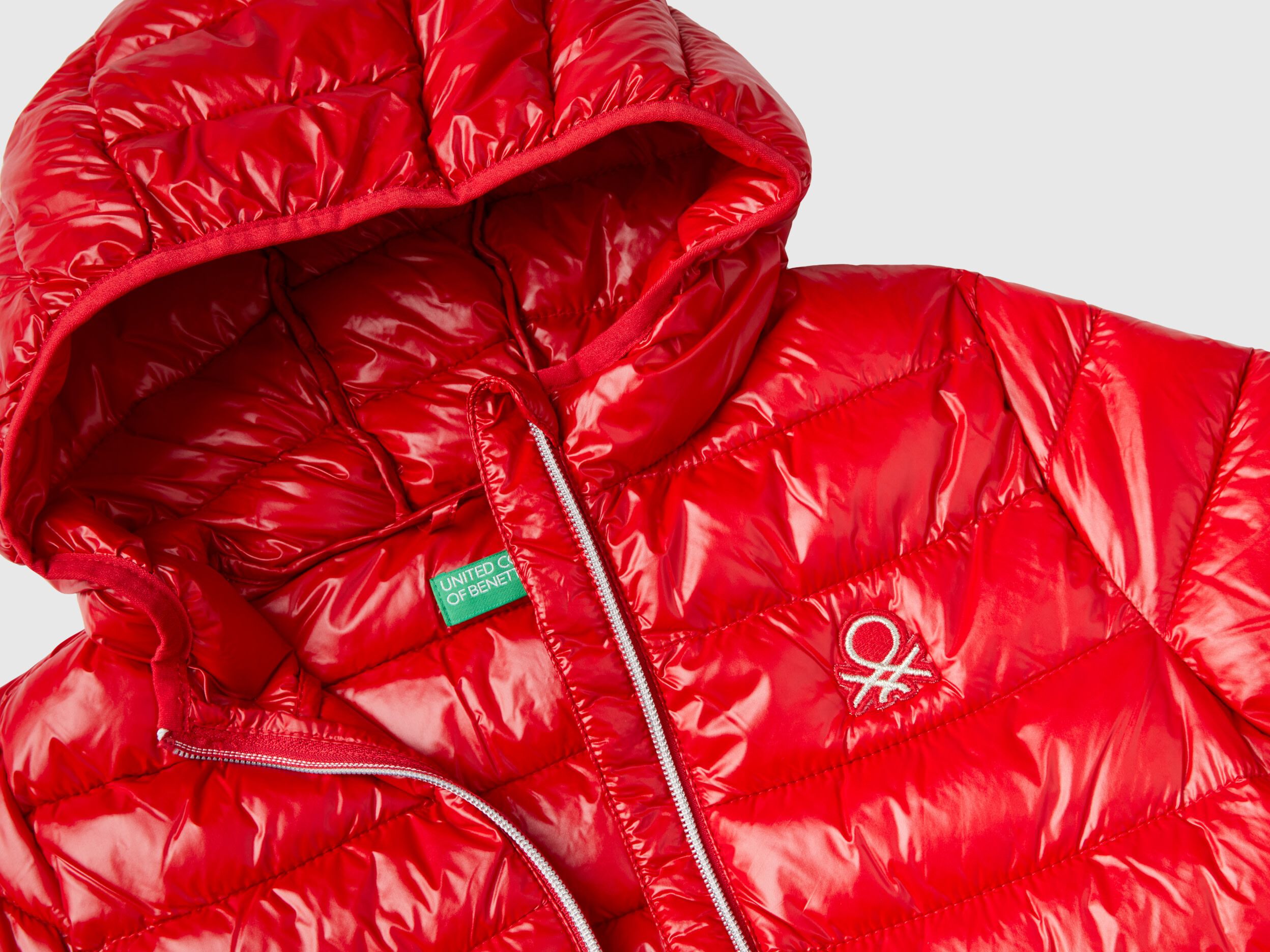Benetton red jacket hot sale