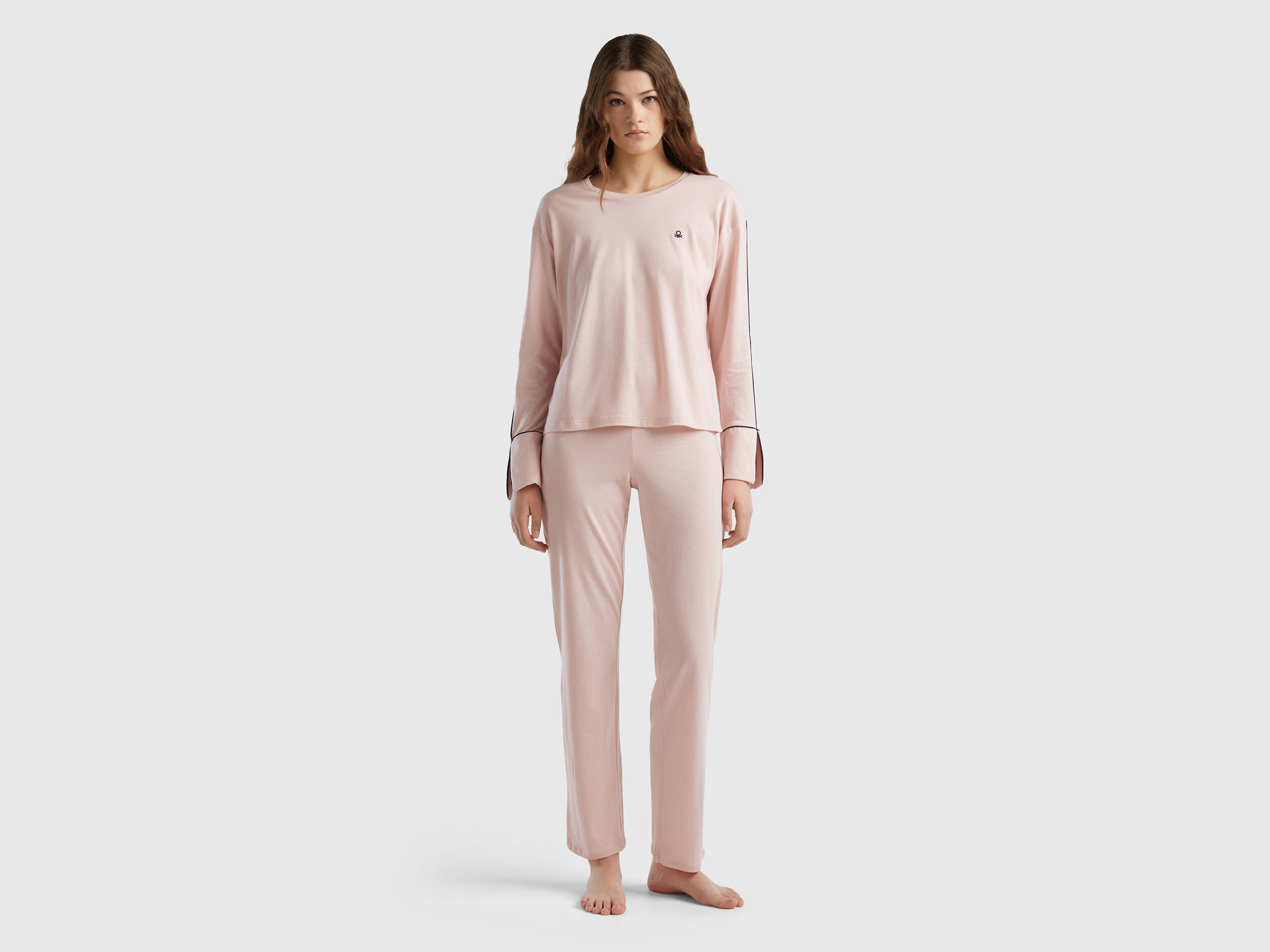 Warm viscose blend pyjamas Nude Benetton