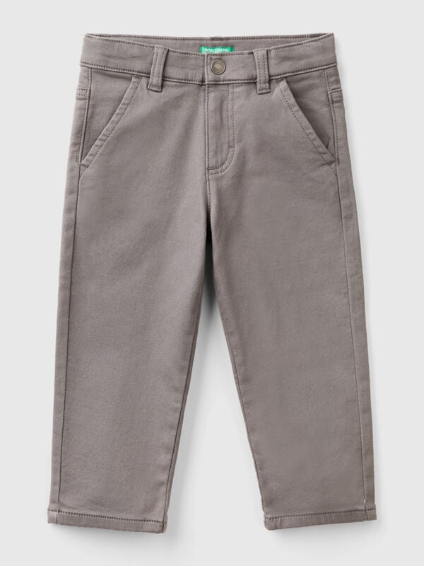 Stretch cotton trousers Junior Boy