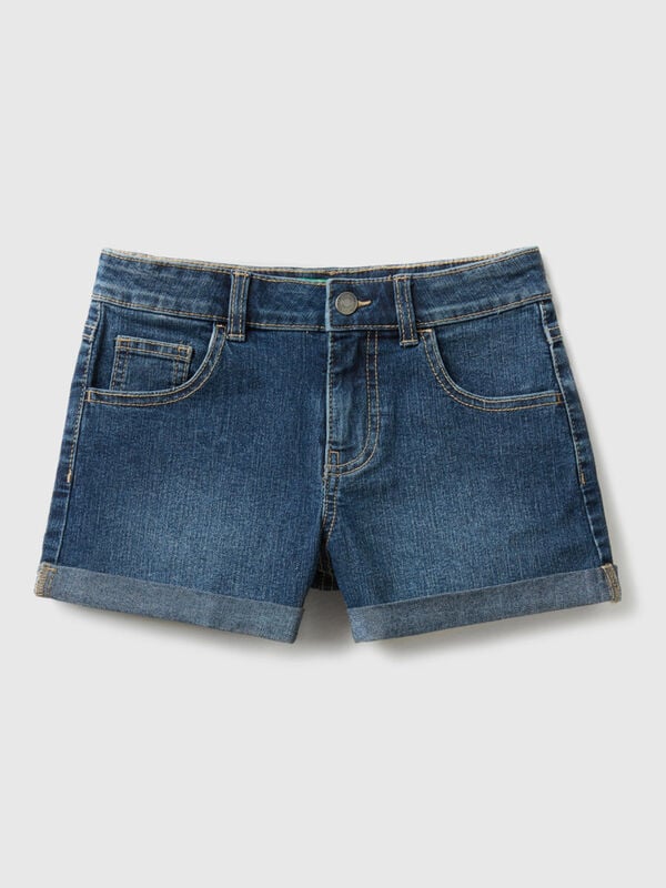 Jean shorts in "Eco-Recycle" denim Junior Girl