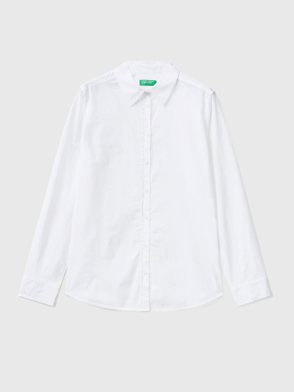 Benetton camicia bianca new arrivals