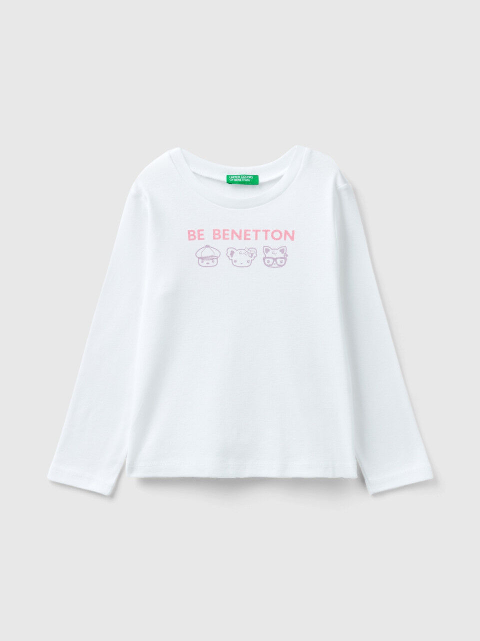 Benetton camisetas niña manga larga clearance