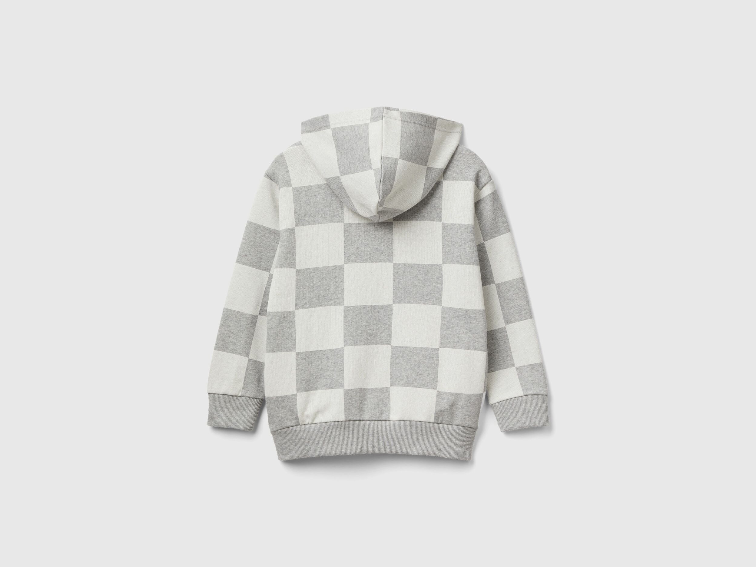 Black and white checkered hoodie deals